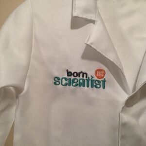 Born Toys scientist lab coat (14” shoulder to shoulder)